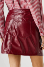 Pepe Jeans Φούστα patent leather mini skirt PL9011898-287 currant red - Image 4