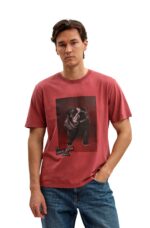 Pepe Jeans Ανδρικό T-shirt PM5010174-287 Κόκκινο