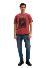 Pepe Jeans Ανδρικό T-shirt PM5010174-287 Κόκκινο - Image 3