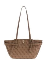 Guess Yesba Γυναικεία Τσάντα HWSG7833080 LATTE LOGO Καφέ