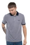 Guess Ανδρικό Polo T-shirt M6RP46KE482-H72I Μπλέ/Γκρί