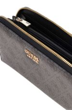 Guess Brenton Γυναικείο Πορτοφόλι LG9648146-COAL LOGO Μάυρο/Γκρι - Image 3