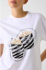 Guess Γυναικείο Τ-Shirt W6RI28I3Z14-G011 Λεύκο - Image 3