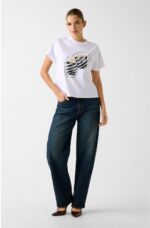 Guess Γυναικείο Τ-Shirt W6RI28I3Z14-G011 Λεύκο - Image 2