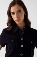 Guess Γυναικείο Τοπ W6RH83KCMU2-JBLK Μαύρο - Image 3