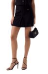 Guess Γυναικεία Πλισέ Μίνι Φούστα W6RD57LCMU2-JBLK Μαύρο