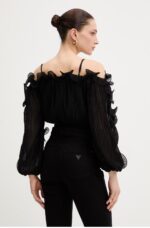 Guess Γυναικείο Μπλούζα W6RH29WI342-JBLK Μαύρο - Image 4