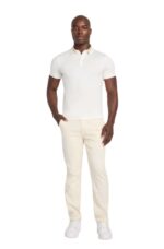 Guess Ανδρικό Polo Τ-shirt M6RP47KARS2-G018 Μπέζ - Image 3