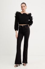 Guess Γυναικείο Μπλούζα W6RH29WI342-JBLK Μαύρο - Image 2