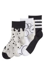 Adidas Παιδικές Κάλτσες IW5528 Μαύρες/Λεύκες