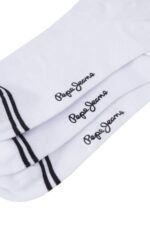 Pepe Jeans Κάλτσες Unisex PMU30044-800 Λευκό - Image 3