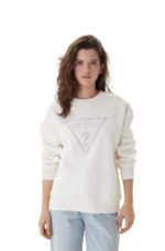 Guess Γυναικείο Φούτερ W6RQ16KB681-G012 Λευκό