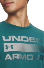 Under Armour Issue Wordmark Ανδρικο T-Shirt 1329582-338 Πρασινο - Image 3