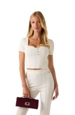 Guess Γυναικείο Τοp Μπλούζα W6RP08KCBO2-G047 Μπέζ