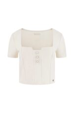 Guess Γυναικείο Τοp Μπλούζα W6RP08KCBO2-G047 Μπέζ - Image 5