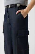 Guess Γυναικείο Παντελόνι W6RB65WL842-FB6C Μπλε - Image 3