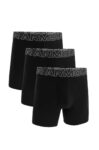 Under Armour Performance Cotton Ανδρικα Μποξερακια 1383889-001 Μαυρα
