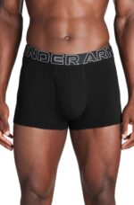 Under Armour Performance Cotton Ανδρικα Μποξερακια 1383891-001 Μαυρα - Image 2