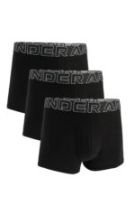Under Armour Performance Cotton Ανδρικα Μποξερακια 1383891-001 Μαυρα