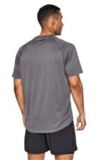 Under Armour Ανδρικό Tech 2.0 Αθλητικό T-shirt 1326413-090 Γκρι - Image 2