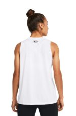 Under Armour Γυναικείο Αμάνικο T-shirt 1383655-100 Λευκό - Image 2