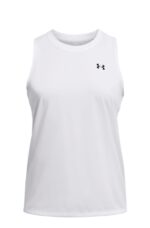 Under Armour Γυναικείο Αμάνικο T-shirt 1383655-100 Λευκό - Image 3