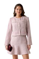 Guess Γυναικείο Σακάκι W6RL54WJ632-F6ZP Ρόζ