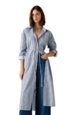 Pepe Jeans Γυναικείο Πουκάμισο Φόρεμα  PL9537786-551 Μπλέ