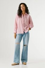 Pepe Jeans Γυναικείο Πουκάμισο PL3051395-137 Κόκκινο - Image 3