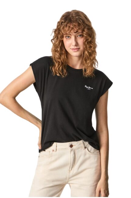 Pepe Jeans Γυναικείο T-shirt PL504821-999 Μάυρο