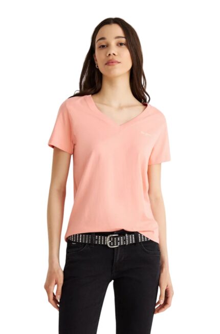 Pepe Jeans Γυναικείο T-shirt PL5000123-137 Ρόζ