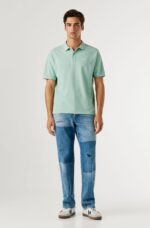 Pepe Jeans Ανδρικό Polo T-shirt PM5400087-518 Πράσινο - Image 3