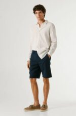Pepe Jeans Chino Shorts Ανδρική Βερμούδα PM8000034-594 Μπλέ - Image 3