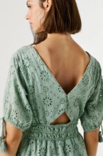 Pepe Jeans Γυναικείο Chiara Φόρεμα PL9537792-610 Πράσινο - Image 2