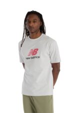 New Balance Ανδρικό T-shirt MT51500-AHH Γκρι