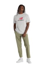 New Balance Ανδρικό T-shirt MT51500-AHH Γκρι - Image 3