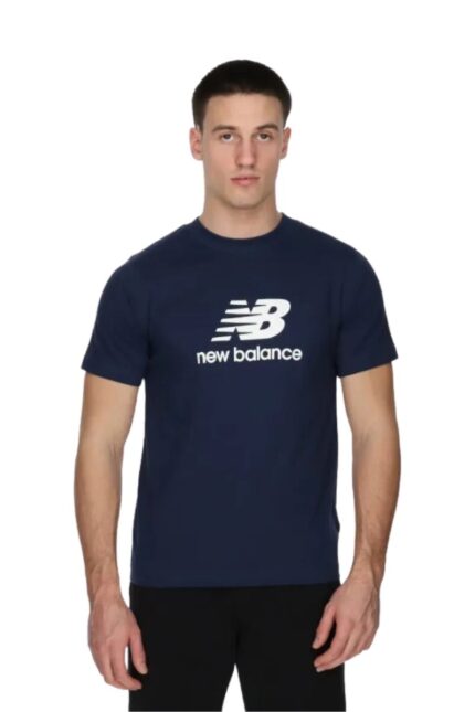 New Balance Ανδρικό T-shirt MT41502-NNY Μπλε