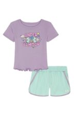 Under Armour Παιδικό Κορίτσι Set UASJI1OR-554 Μωβ/Τιρκουάζ