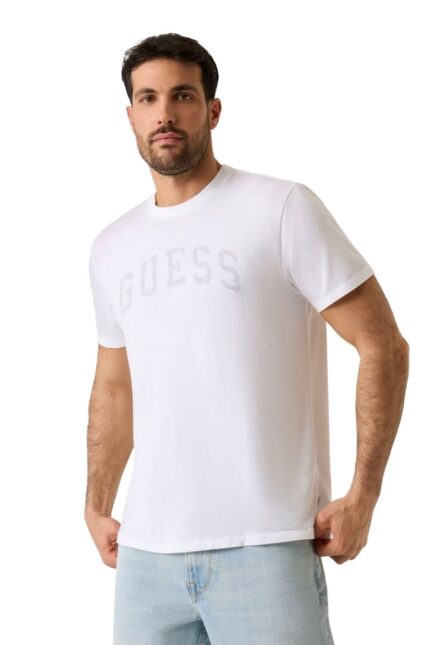 Guess Ανδρικό T-shirt M6RI11KC4J0-G011 Λευκό