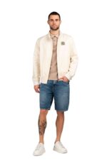 Guess Ανδρικό Polo T-shirt M2YP24KC9T1-A61L Μπεζ - Image 3