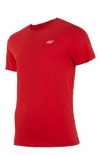 4F Ανδρικό T-shirt 4FWMM00TTSHM3341-62S Κόκκινο - Image 3