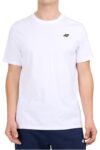 4F Ανδρικό T-shirt 4FWMM00TTSHM3341-10S Λευκό