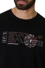 4F Ανδρικό T-shirt 4FWSS26TTSHM3331-20S Μάυρο - Image 3