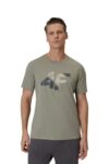 4F Ανδρικό T-shirt 4FWSS26TTSHM2667-43S Χακί