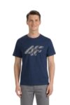 4F Ανδρικό T-shirt 4FWMM00TTSHM3342-31S Μπλε Σκούρο
