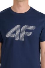 4F Ανδρικό T-shirt 4FWMM00TTSHM3342-31S Μπλε Σκούρο - Image 3