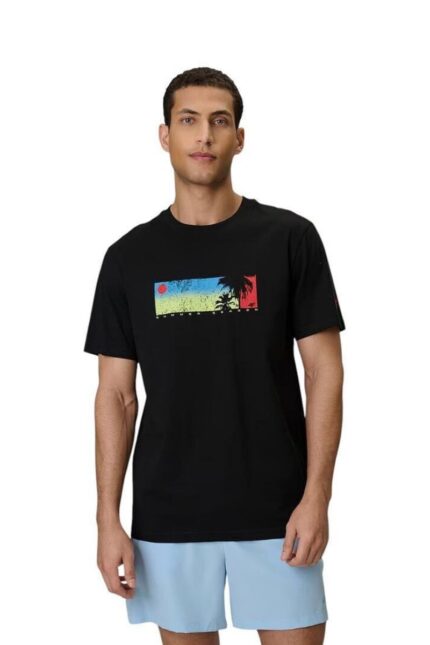 4F Ανδρικό T-shirt 4FWSS26TTSHM3335-20S Μάυρο