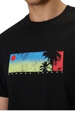 4F Ανδρικό T-shirt 4FWSS26TTSHM3335-20S Μάυρο - Image 3