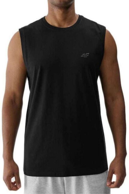 4F Ανδρικό ΑμάνικοT-shirt 4FWMM00TSLEM306-20S Μάυρο