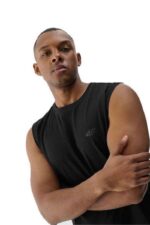 4F Ανδρικό ΑμάνικοT-shirt 4FWMM00TSLEM306-20S Μάυρο - Image 3